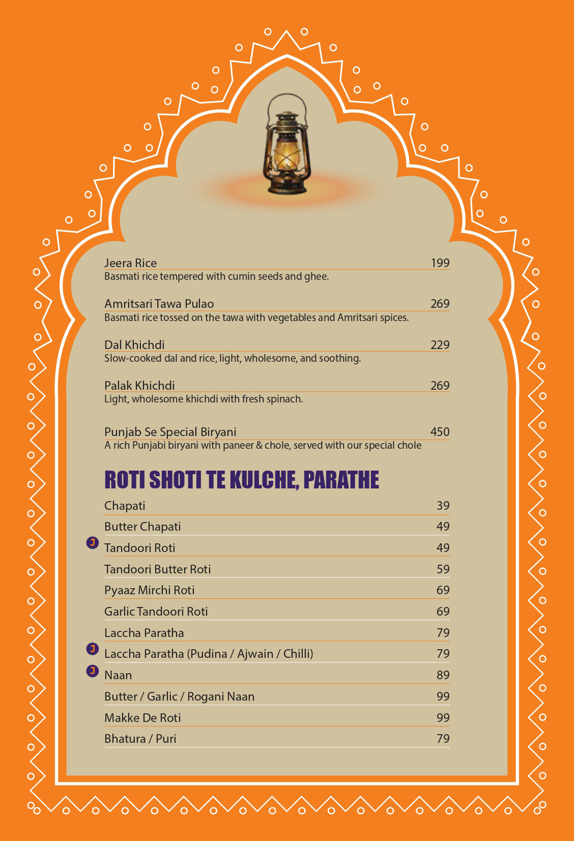 menus